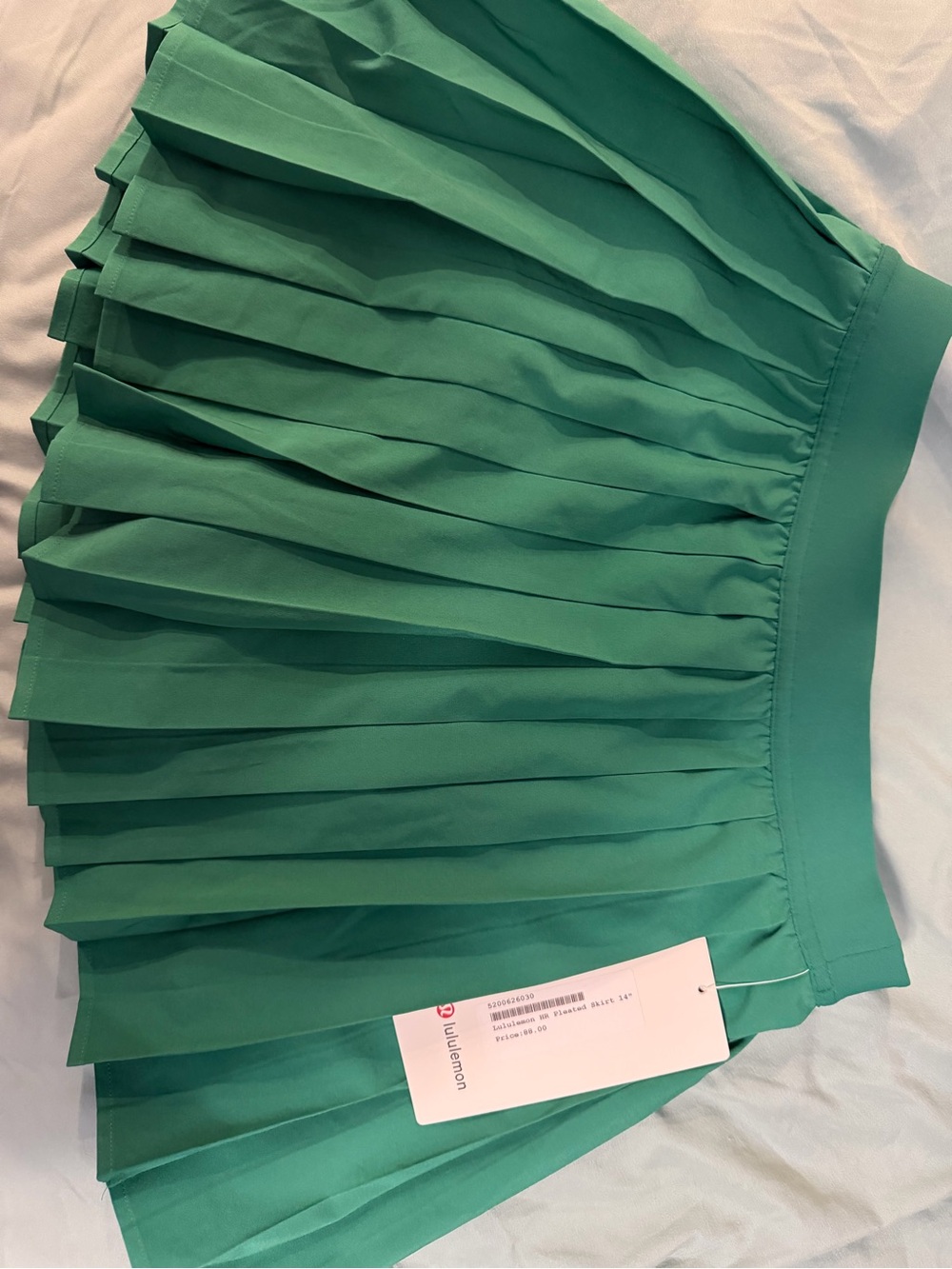 lululemon athletica Pleated Skirt in Teal Green